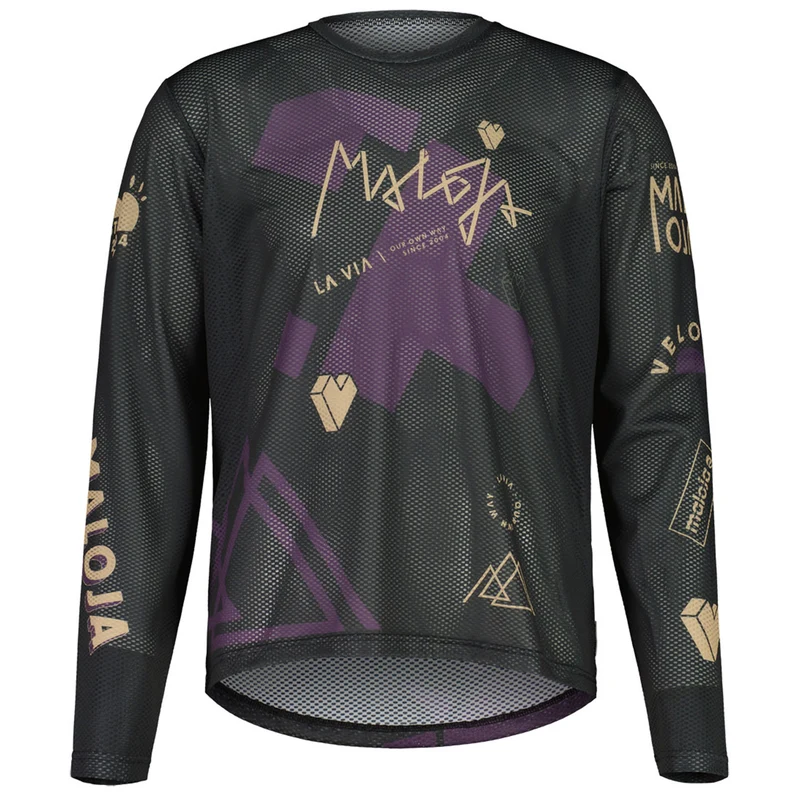 Maglia maniche lunghe Maloja WeissenbergM - Nero