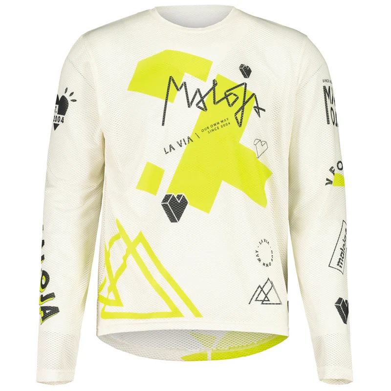 Maglia maniche lunghe Maloja WeissenbergM - Bianco