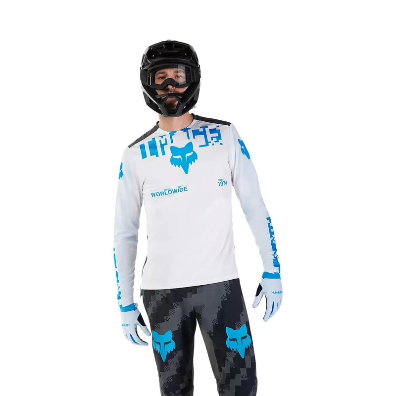 Maglia maniche lunghe Fox Ranger Digi Image - Bianco