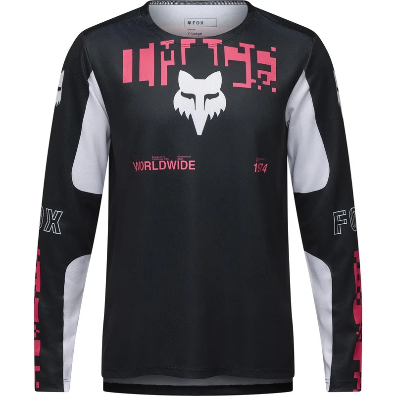 Maglia manica lunga bambino Fox Ranger Digi Image - Nero