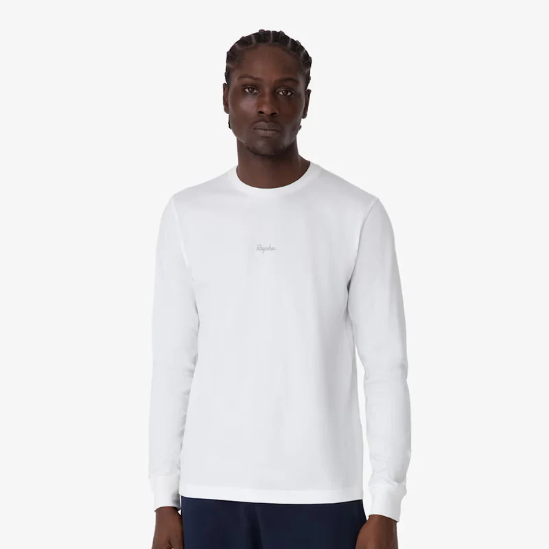 T-Shirt maniche lunghe Rapha Cotton - Bianco