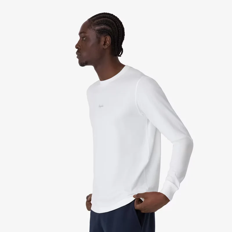 T-Shirt maniche lunghe Rapha Cotton - Bianco