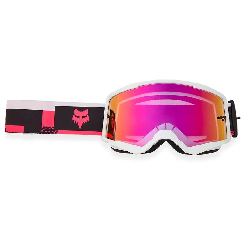 Maschera Fox Main Digi Image - Bianco rosa