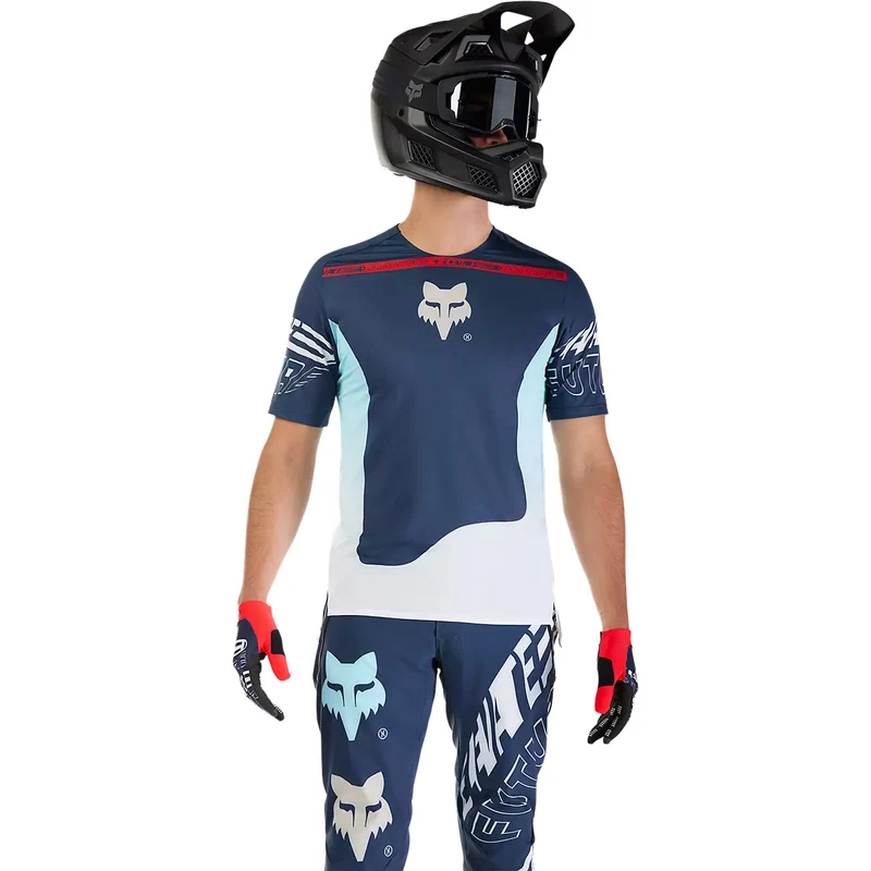 Maglia Fox Flexair Elevated - Blu