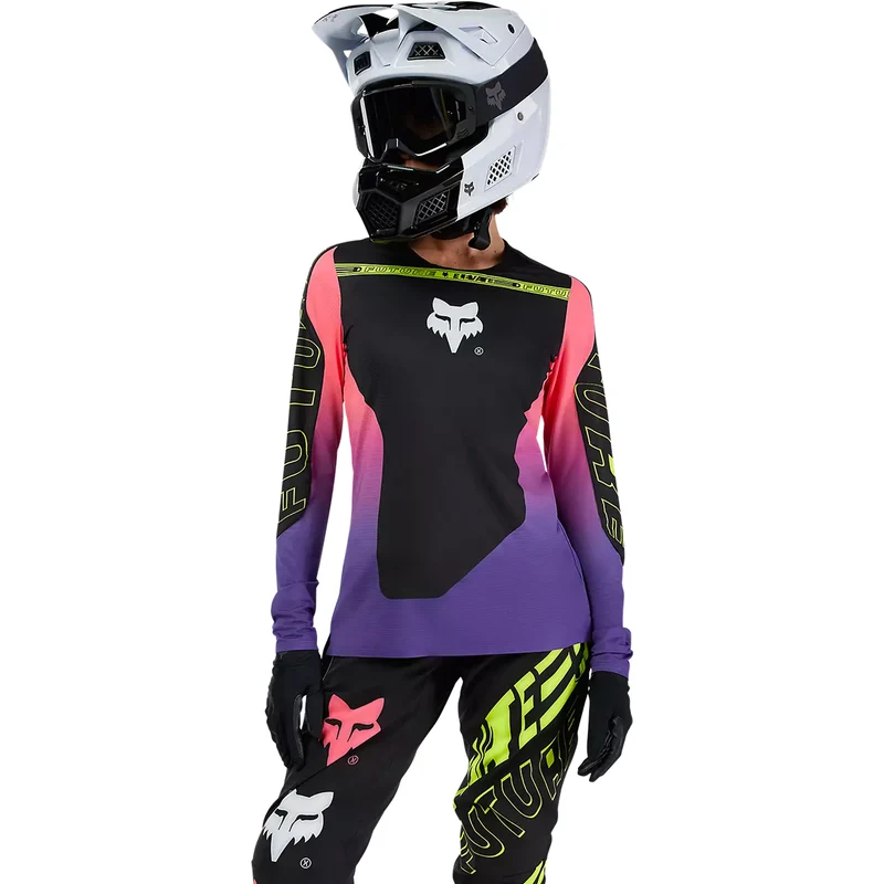 Maglia maniche lunghe donna Fox Flexair Elevated - Nero