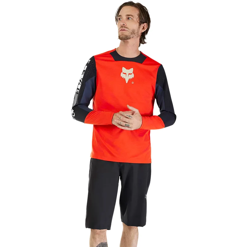Maglia maniche lunghe Fox Defend Elevated - Rosso