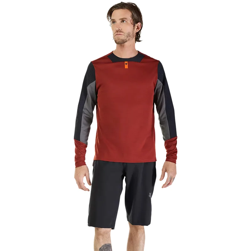 Maglia maniche lunghe Fox Defend - Bordeaux