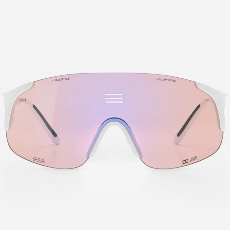 Occhiali Alba Optics Jumbo - White Vzum F-lens Flamingo