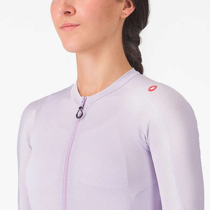 Maglia donna maniche lunghe Castelli Espresso - Lilla