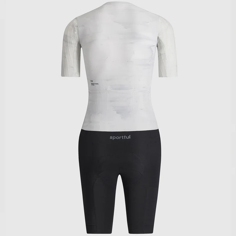 Body donna Sportful Fast Not Fun - Bianco