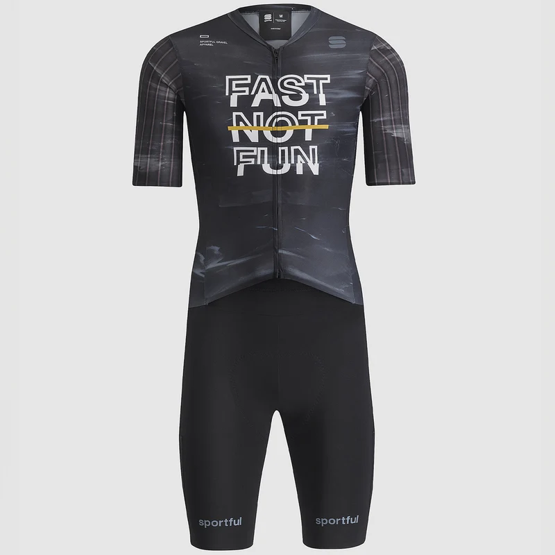 Body Sportful Fast Not Fun - Nero