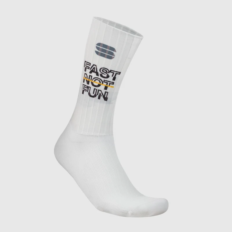Calze Sportful Fast Not Fun - Bianco