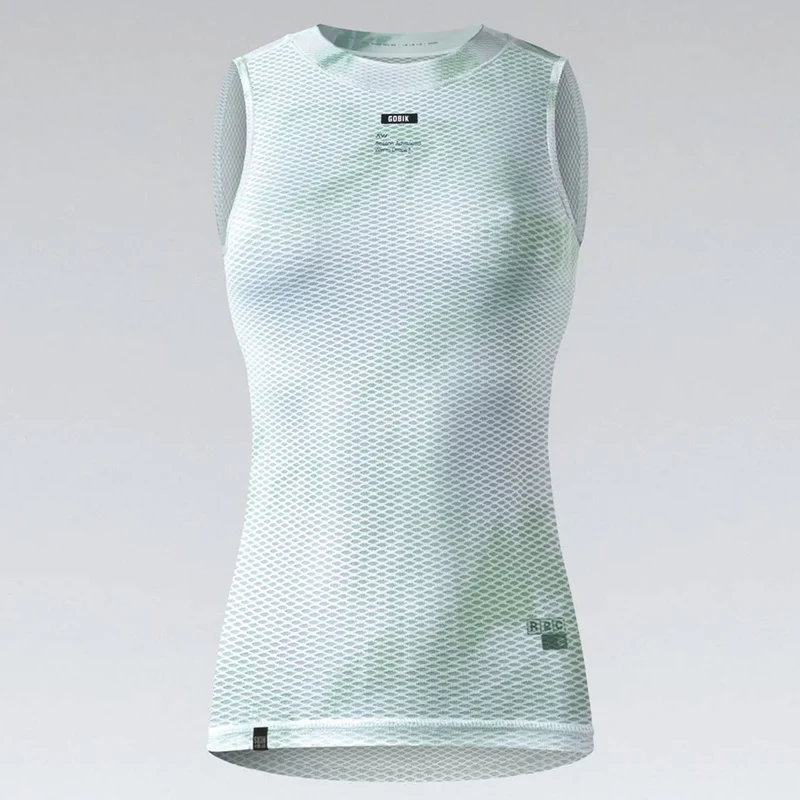 Maglia intima senza maniche donna Gobik Second Skin - Verde