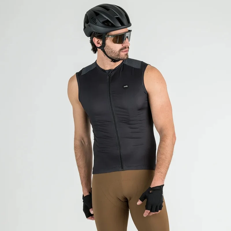 Maglia senza maniche Rh+ Vento - Nero