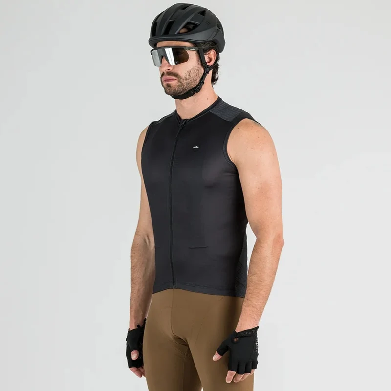 Maglia senza maniche Rh+ Vento - Nero