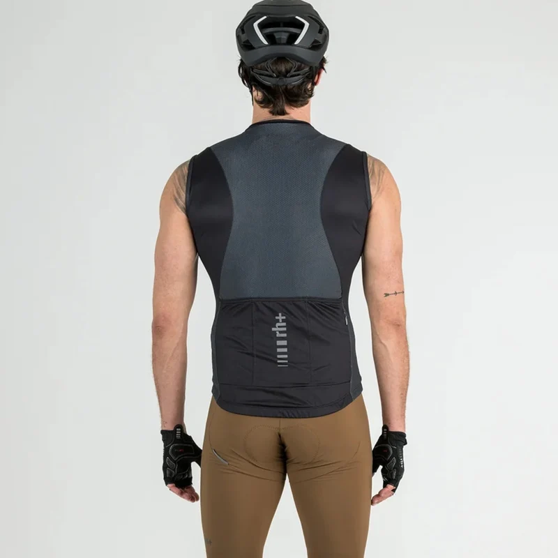 Maglia senza maniche Rh+ Vento - Nero