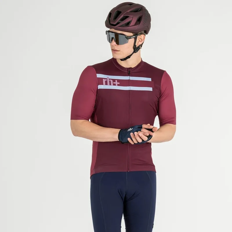 Maglia Rh+ Pacer - Bordeaux