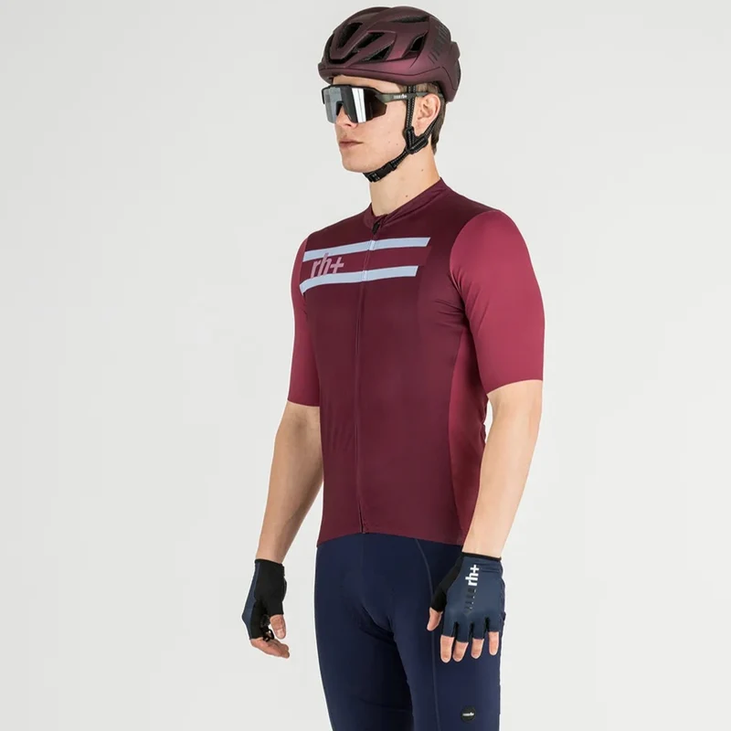 Maglia Rh+ Pacer - Bordeaux