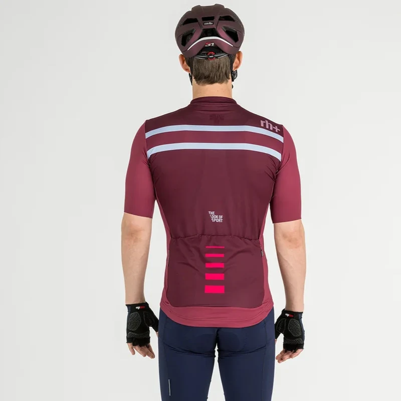 Maglia Rh+ Pacer - Bordeaux