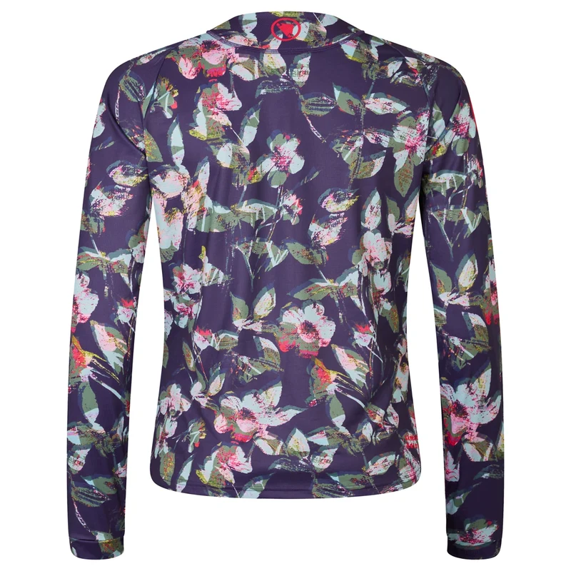 Maglia maniche lunghe donna Endura LTD PRINTED - Viola