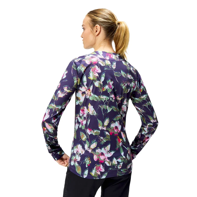 Maglia maniche lunghe donna Endura LTD PRINTED - Viola