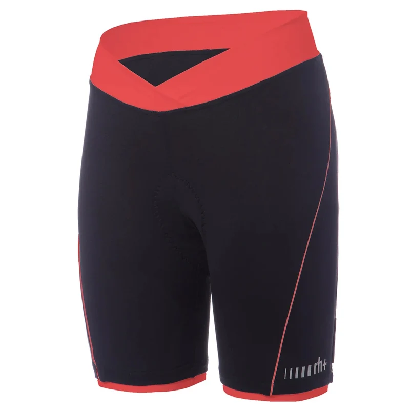 Pantaloncini donna Rh+ Pista - Nero rosa