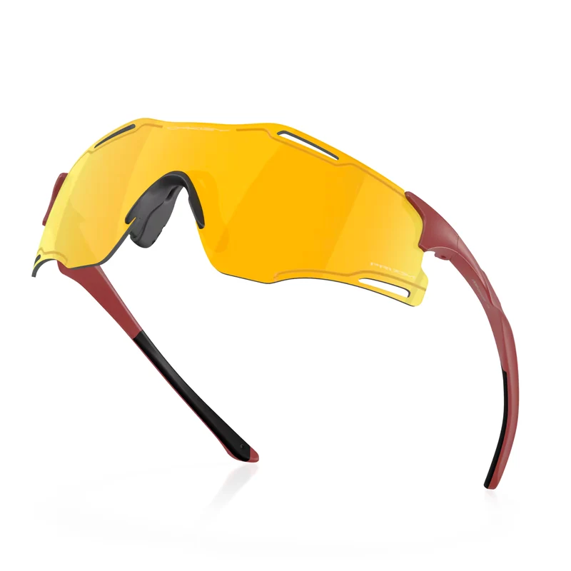 Occhiali Oakley Cybr Zero - Matte iron red Prizm 24k