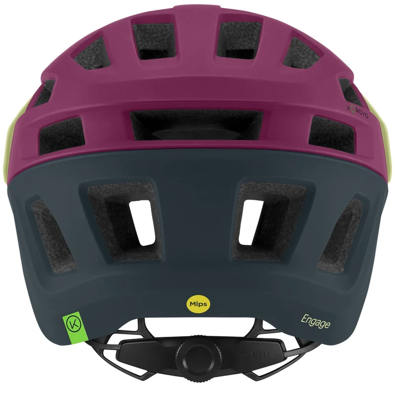 Casco Smith Engage Mips - Viola giallo
