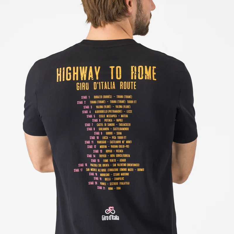 T-shirt Giro d'Italia - Highway To Rome