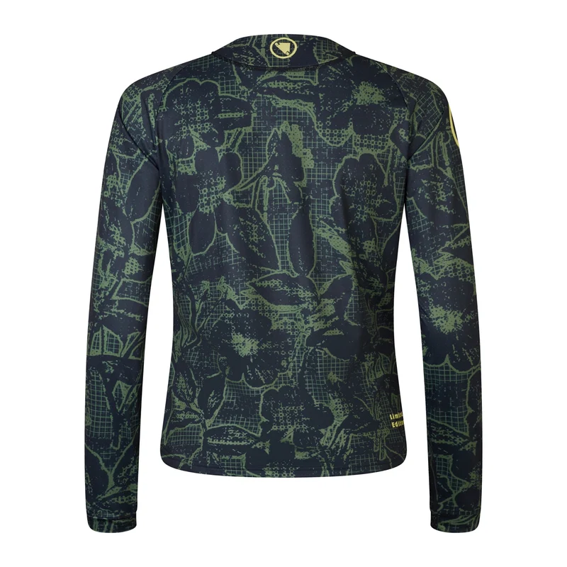 Maglia maniche lunghe donna Endura LTD PRINTED - Verde