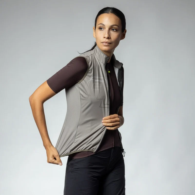 Gilet donna Ale PR-E Sauvage - Grigio
