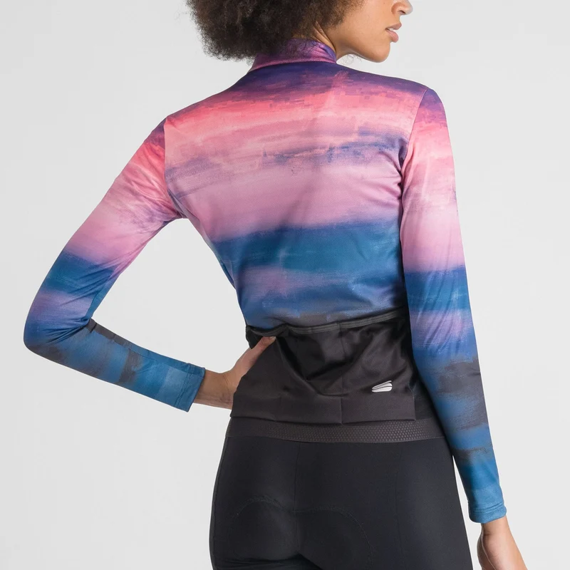 Maglia maniche lunghe donna Sportful Flow Supergiara - Blu rosa