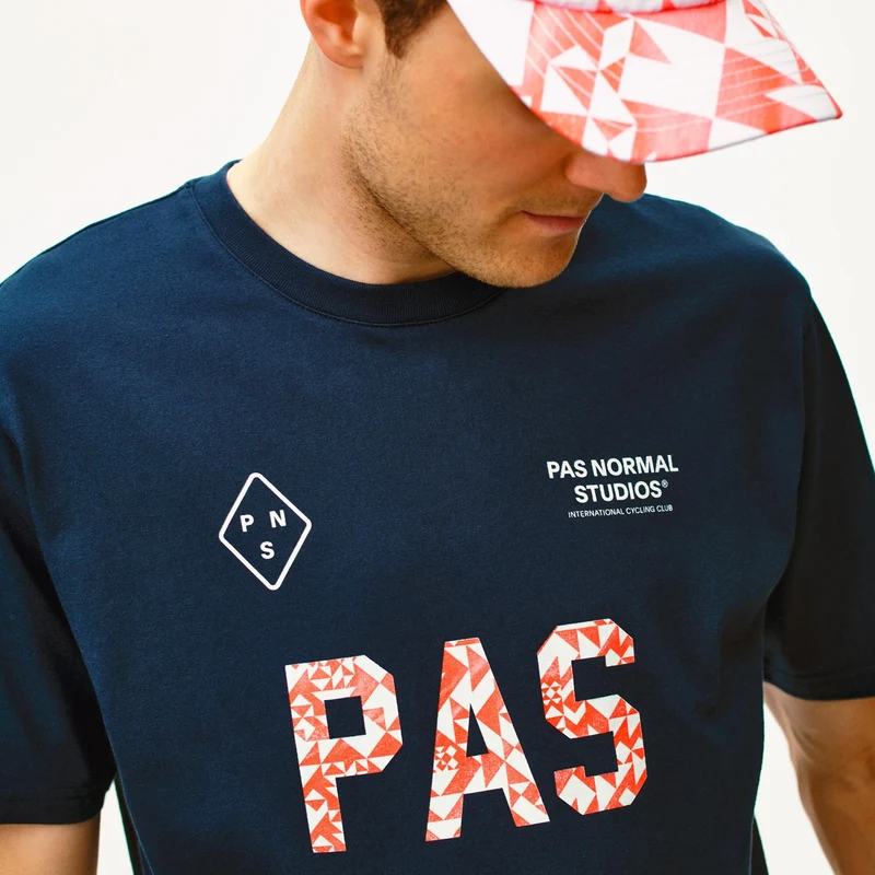 T-Shirt Pas Normal Studios Off-Race - Blu