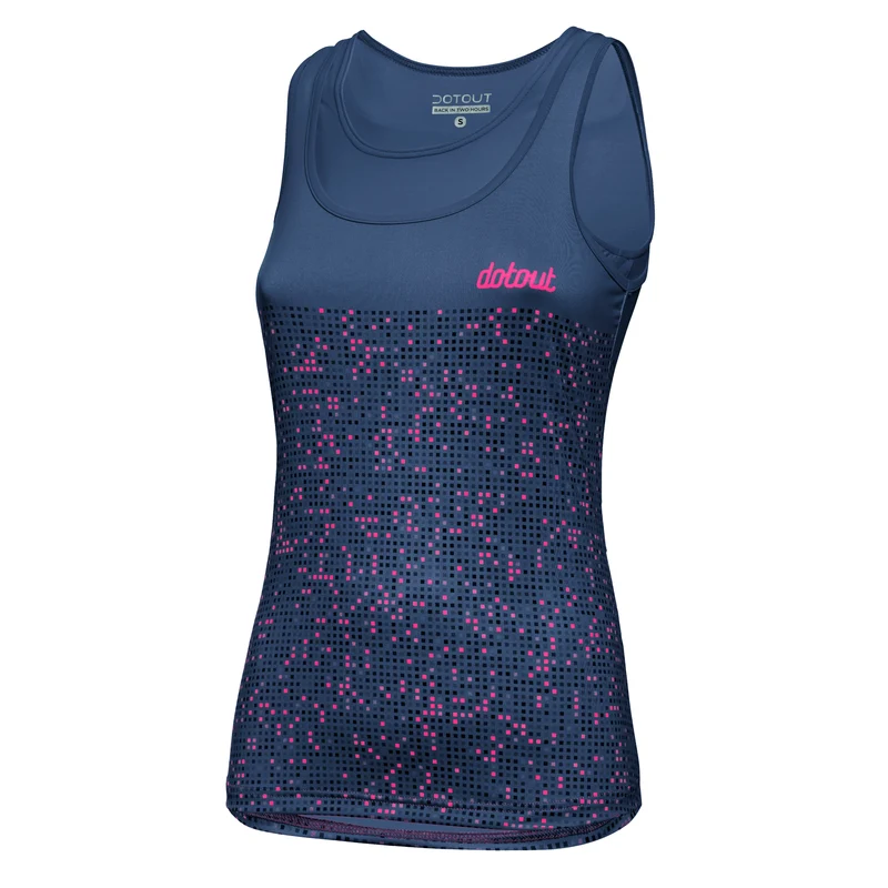 Top donna Dotout Flash - Blu scuro