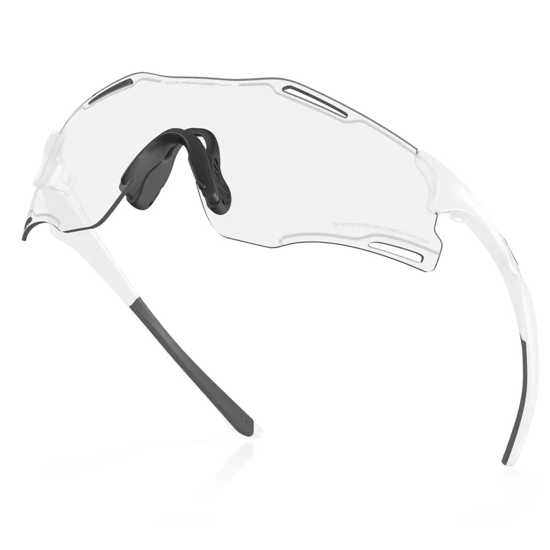 Occhiali Oakley Cybr Zero - Matt white iridium photochromic