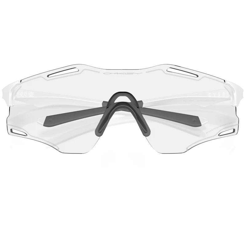 Occhiali Oakley Cybr Zero - Matt white iridium photochromic