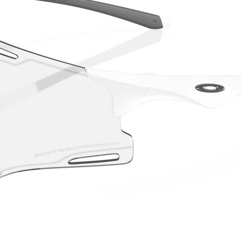 Occhiali Oakley Cybr Zero - Matt white iridium photochromic