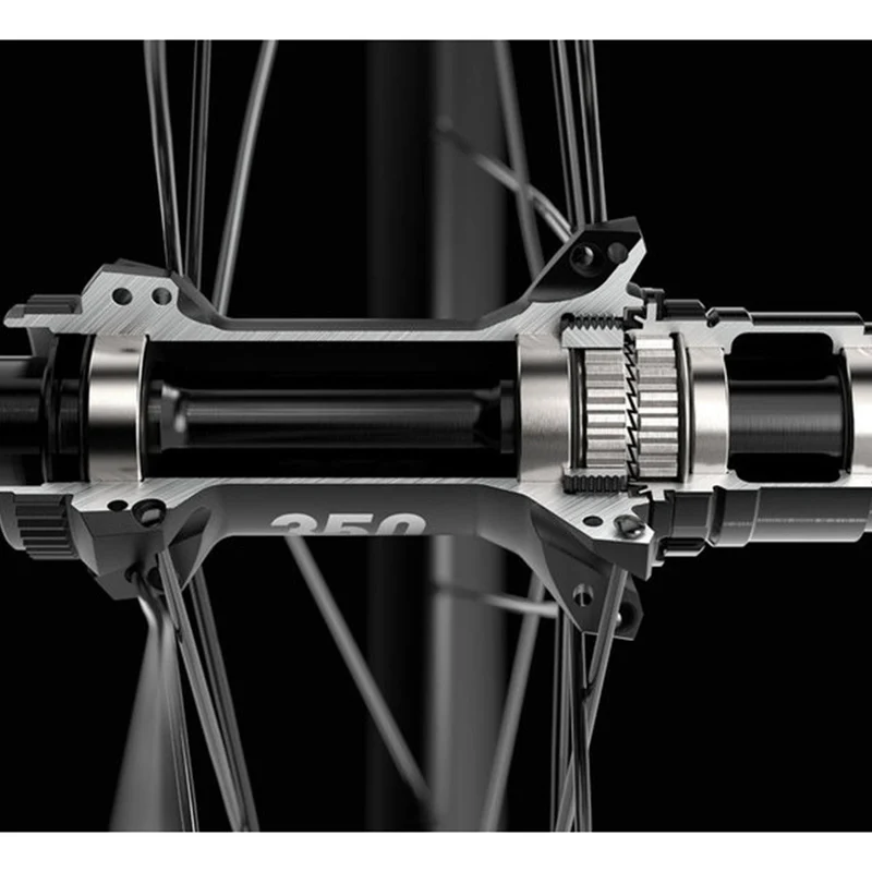 Ruote Dt Swiss ARC 1600 Spline DB 50 - Nero