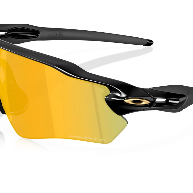 Occhiali Oakley Radar EV S Path - Polished black prizm 24k polarized