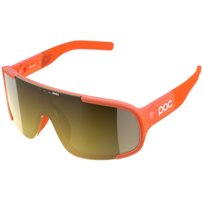 Occhiali Poc Aspire - Fluo Orange Translucent Clarity Road Partly Sunny Gold