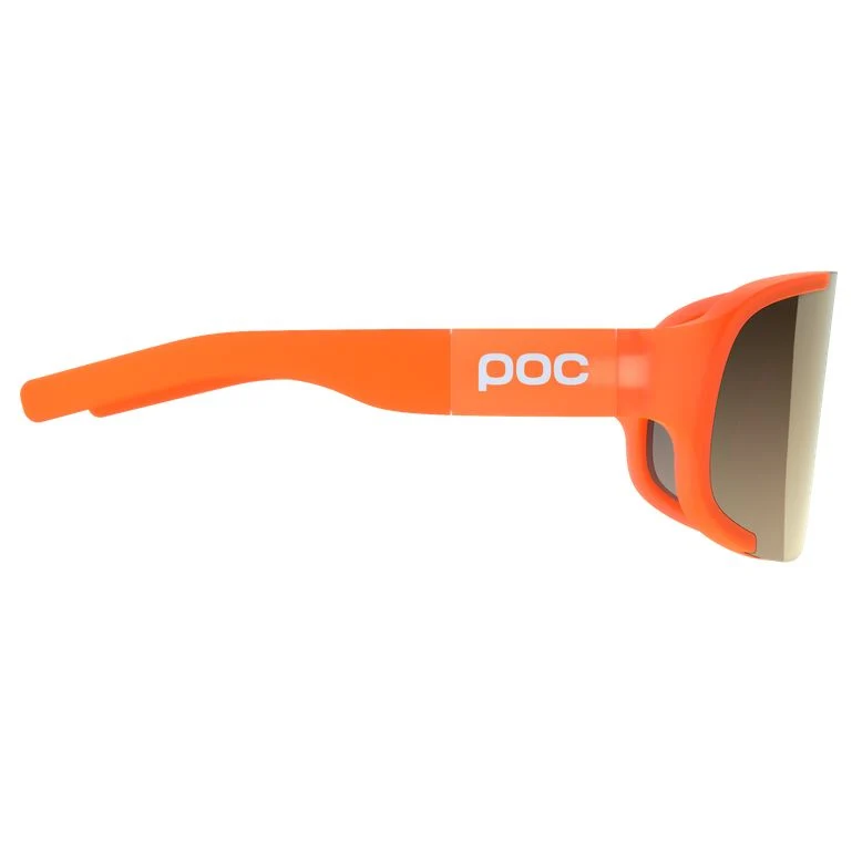 Occhiali Poc Aspire Mid - Fluo Orange Translucent Clarity Road Partly Sunny Gold