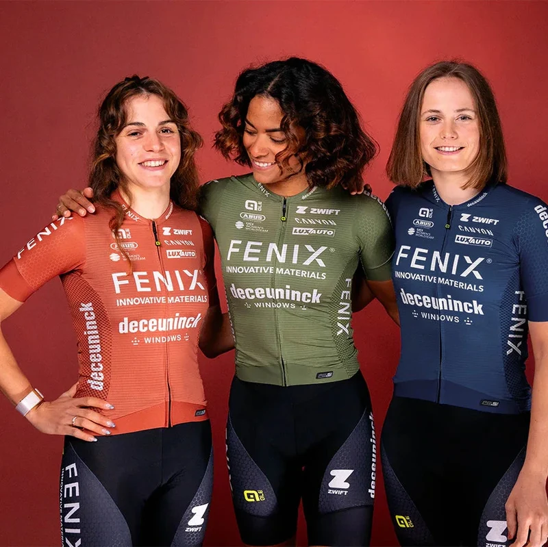 Maglia donna Ale Fenix Deuceninck 2025 PR-S 2.0 - Blu