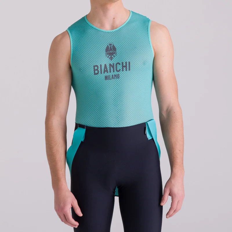 Maglia intima senza maniche Bianchi Milano Core - Celeste