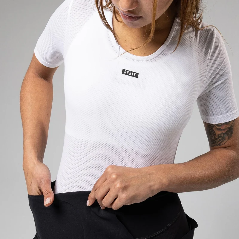 Maglia intima donna Gobik Cell Skin Hakuba - Bianco