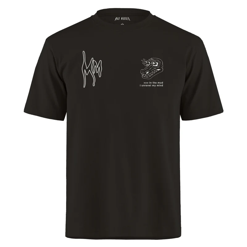 T-shirt Mad Mudder - Nero