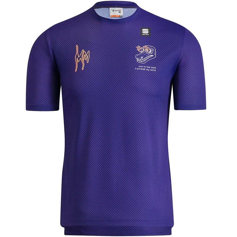 Maglia Sportful Supergiara Tee Mad Mudder - Viola