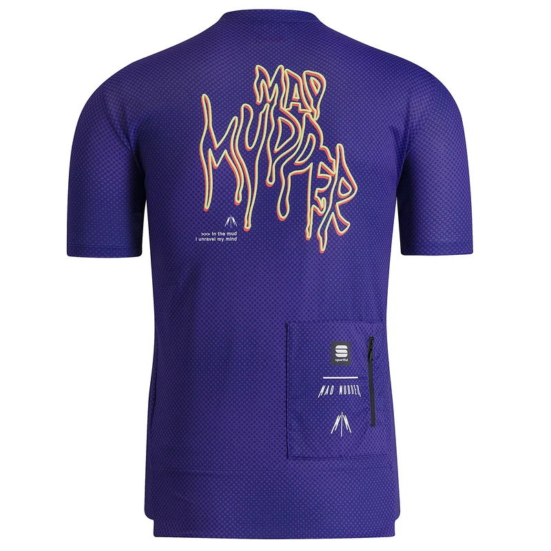 Maglia Sportful Supergiara Tee Mad Mudder - Viola