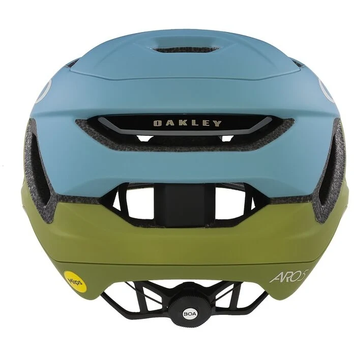 Casco Oakley ARO5 Race Mips - Verde blu