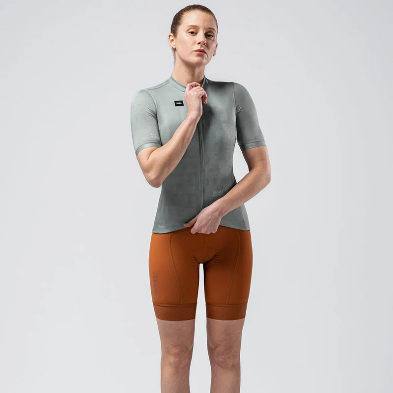 Maglia donna Gobik Stark Cedar Check - Verde