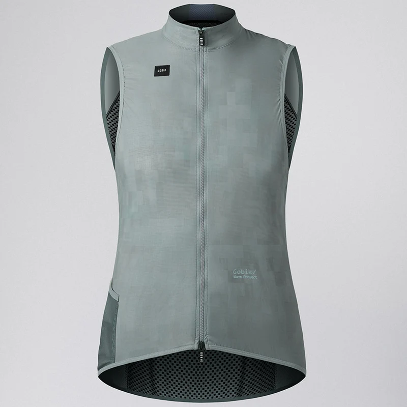 Gilet donna Gobik Plus 2.0 Cedar check - Verde